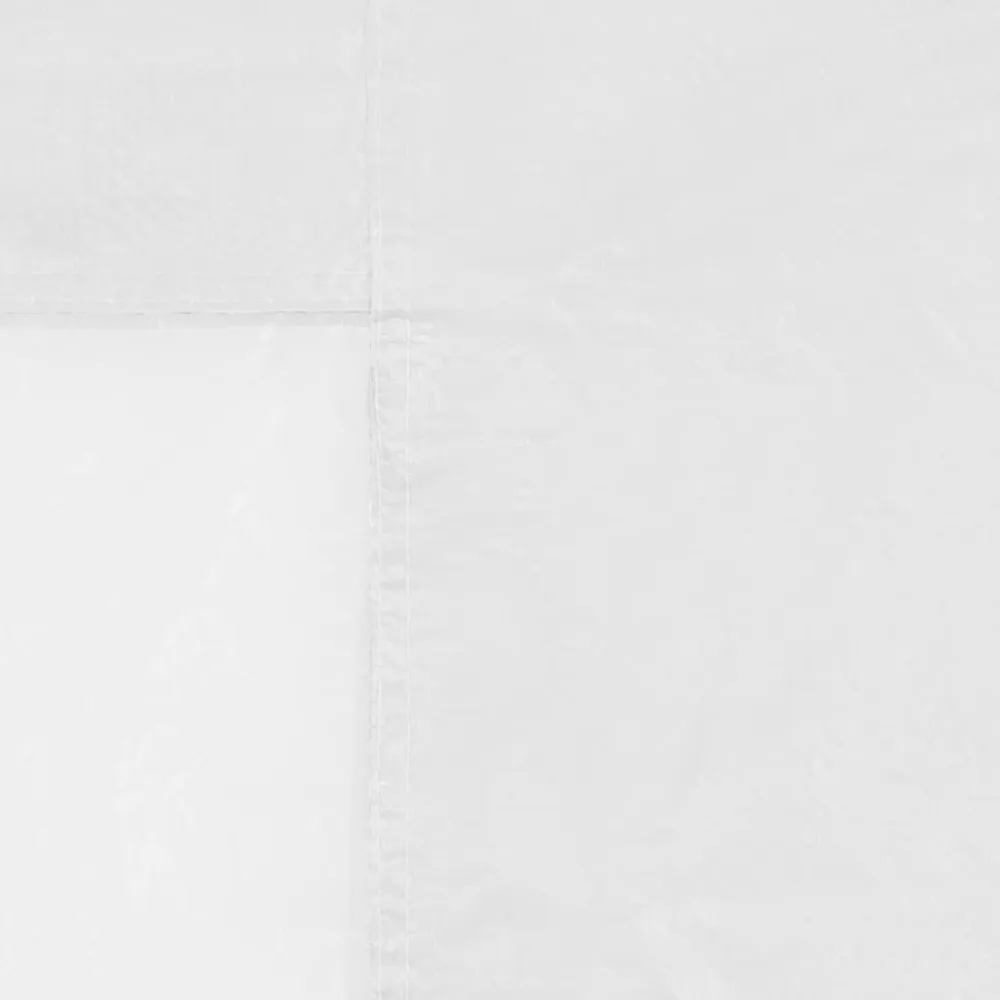 Outlet FinePRICE Juhlateltan sivuseinä ikkunalla 2kpl 300x195cm polyeteeni valkoinen