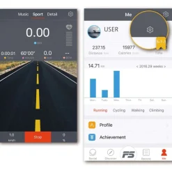 Best Trekkrunner Juoksumatto TR007 1,5 hv 12 km/h treenisovelluksella Android/IOS taitettava