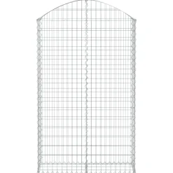 Online FinePRICE Kaareva kivikori 100x30x60/80 cm galvanoitu rauta