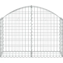 Online FinePRICE Kaareva kivikori 100x30x60/80 cm galvanoitu rauta