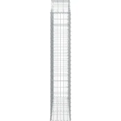 Online FinePRICE Kaareva kivikori 100x30x60/80 cm galvanoitu rauta