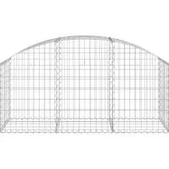 Online FinePRICE Kaareva kivikori 100x30x60/80 cm galvanoitu rauta