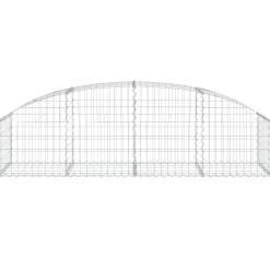 Online FinePRICE Kaareva kivikori 100x30x60/80 cm galvanoitu rauta