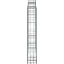 Discount FinePRICE Kaareva kivikori 200x50x40/60 cm galvanoitu rauta