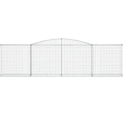Discount FinePRICE Kaareva kivikori 200x50x40/60 cm galvanoitu rauta