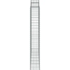 Best FinePRICE Kaareva kivikori 200x30x140/160 cm galvanoitu rauta (53487)