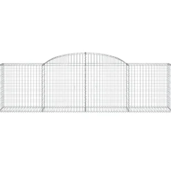 Sale FinePRICE Kaarevat kivikorit 2 kpl 200x30x40/60 cm galvanoitu rauta (46047)
