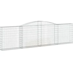 Sale FinePRICE Kaarevat kivikorit 2 kpl 200x30x40/60 cm galvanoitu rauta (46047)