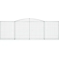 Sale FinePRICE Kaarevat kivikorit 2 kpl 200x30x40/60 cm galvanoitu rauta (46047)