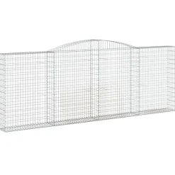 Sale FinePRICE Kaarevat kivikorit 2 kpl 200x30x40/60 cm galvanoitu rauta (46047)