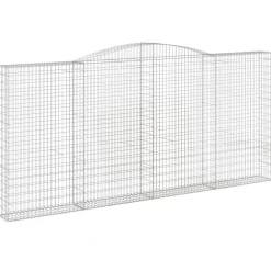 Sale FinePRICE Kaarevat kivikorit 2 kpl 200x30x40/60 cm galvanoitu rauta (46047)