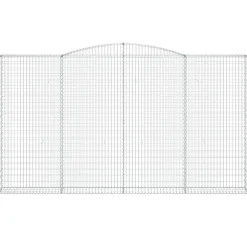 Sale FinePRICE Kaarevat kivikorit 2 kpl 200x30x40/60 cm galvanoitu rauta (46047)
