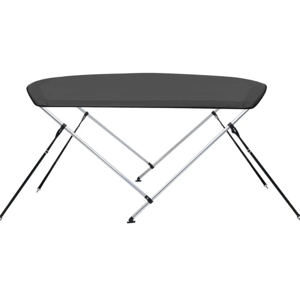 Online FinePRICE 2-kaarinen bimini-kate, antrasiitti 180x150x110 cm