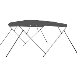 Best FinePRICE 4-kaarinen bimini-kate, antrasiitti 243x196x137 cm