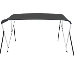 Online FinePRICE 3-kaarinen bimini-kate, antrasiitti 183x180x137 cm