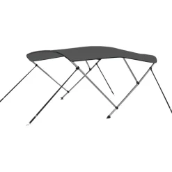 FinePRICE 3-kaarinen bimini-kate, antrasiitti 183x140x137 cm