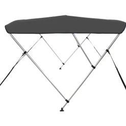 FinePRICE 3-kaarinen bimini-kate, antrasiitti 183x140x137 cm