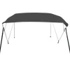 Outlet FinePRICE 4-kaarinen bimini-kate, antrasiitti 243x180x137 cm