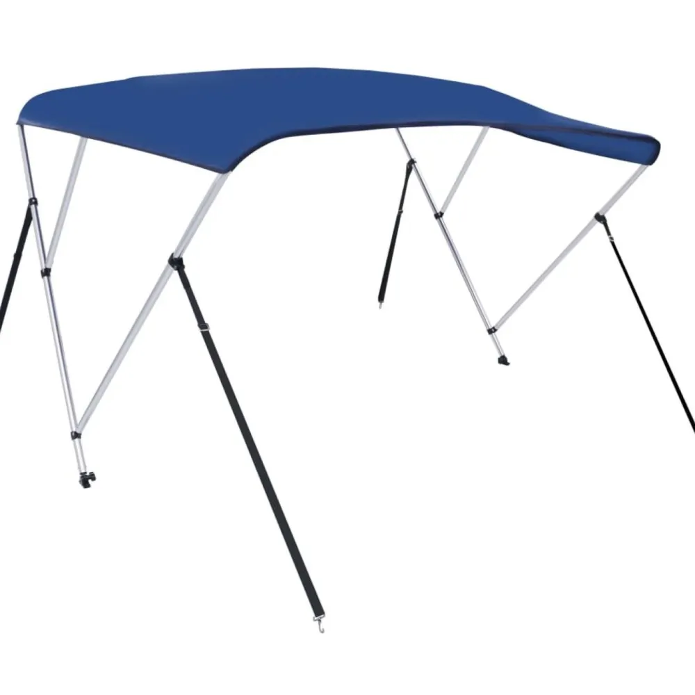 Outlet FinePRICE 3-kaarinen bimini-kate, sininen, 183x180x137 cm