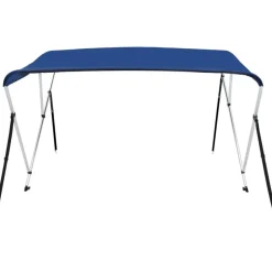 Outlet FinePRICE 3-kaarinen bimini-kate, sininen, 183x196x137 cm