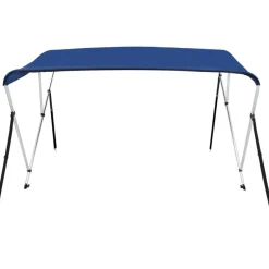 Clearance FinePRICE 3-kaarinen bimini-kate, sininen, 183x140x137 cm
