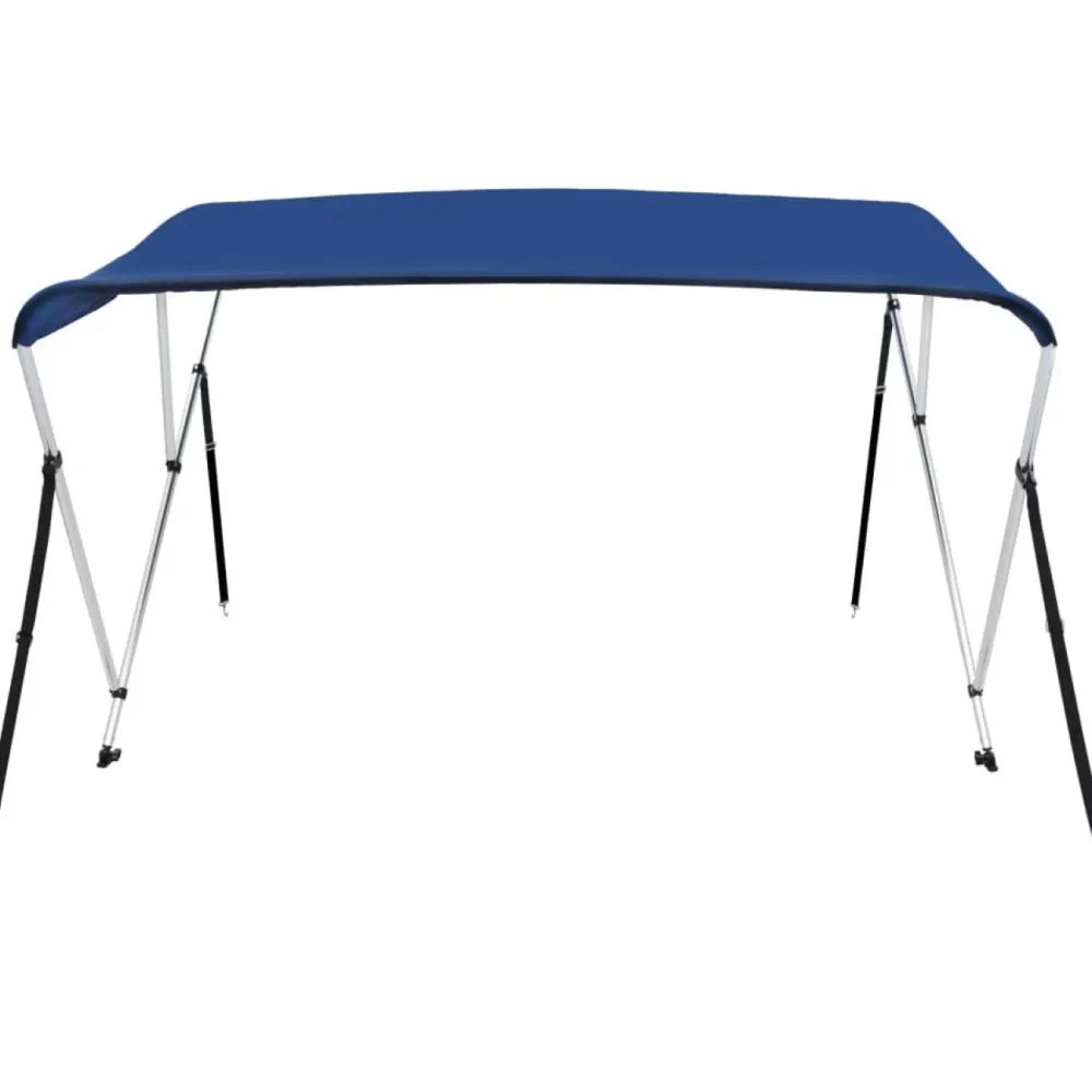 Clearance FinePRICE 3-kaarinen bimini-kate, sininen, 183x140x137 cm