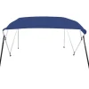 FinePRICE 4-kaarinen bimini-kate, sininen, 243x210x137 cm