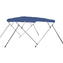 FinePRICE 4-kaarinen bimini-kate, sininen, 243x210x137 cm