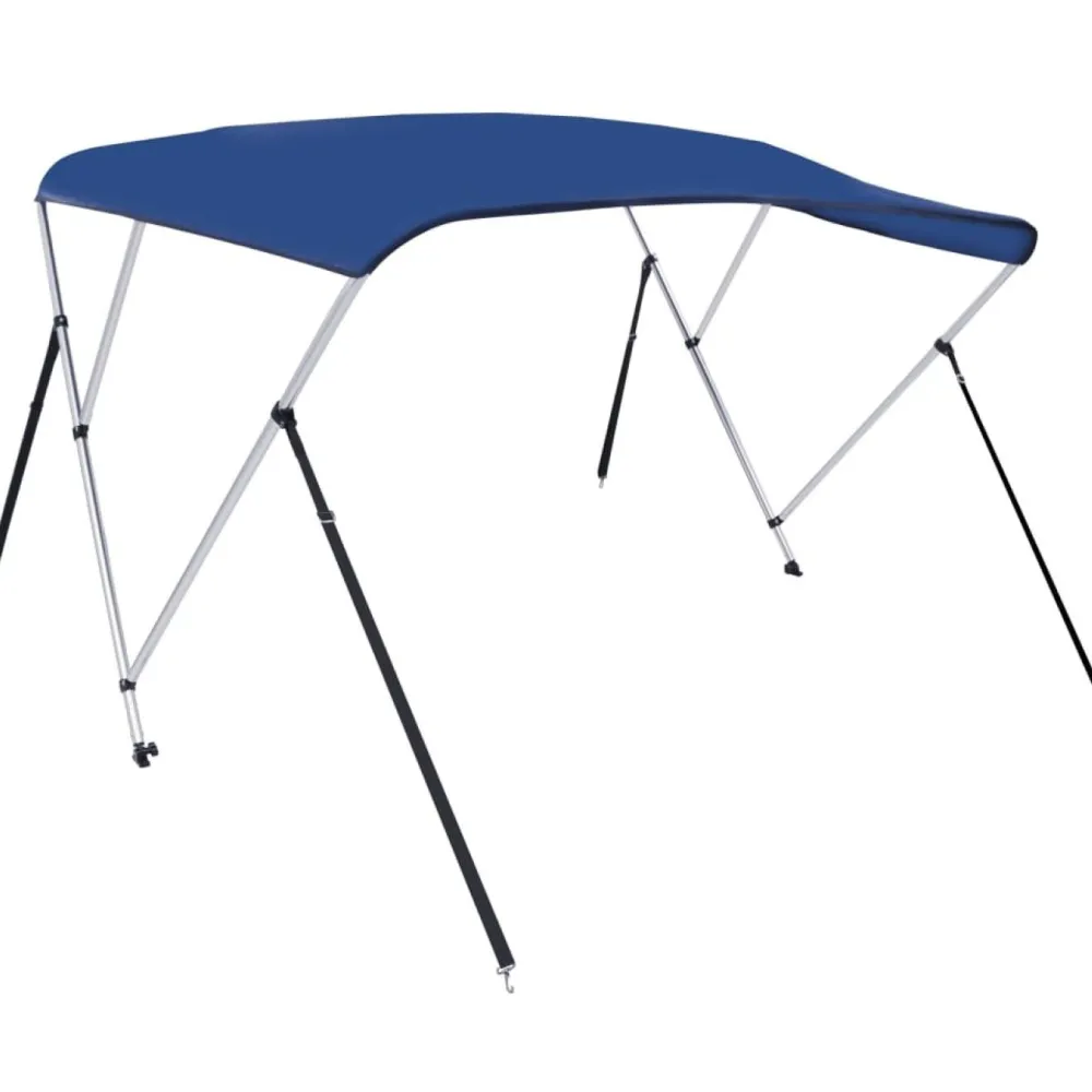 Sale FinePRICE 3-kaarinen bimini-kate, sininen, 183x160x137 cm