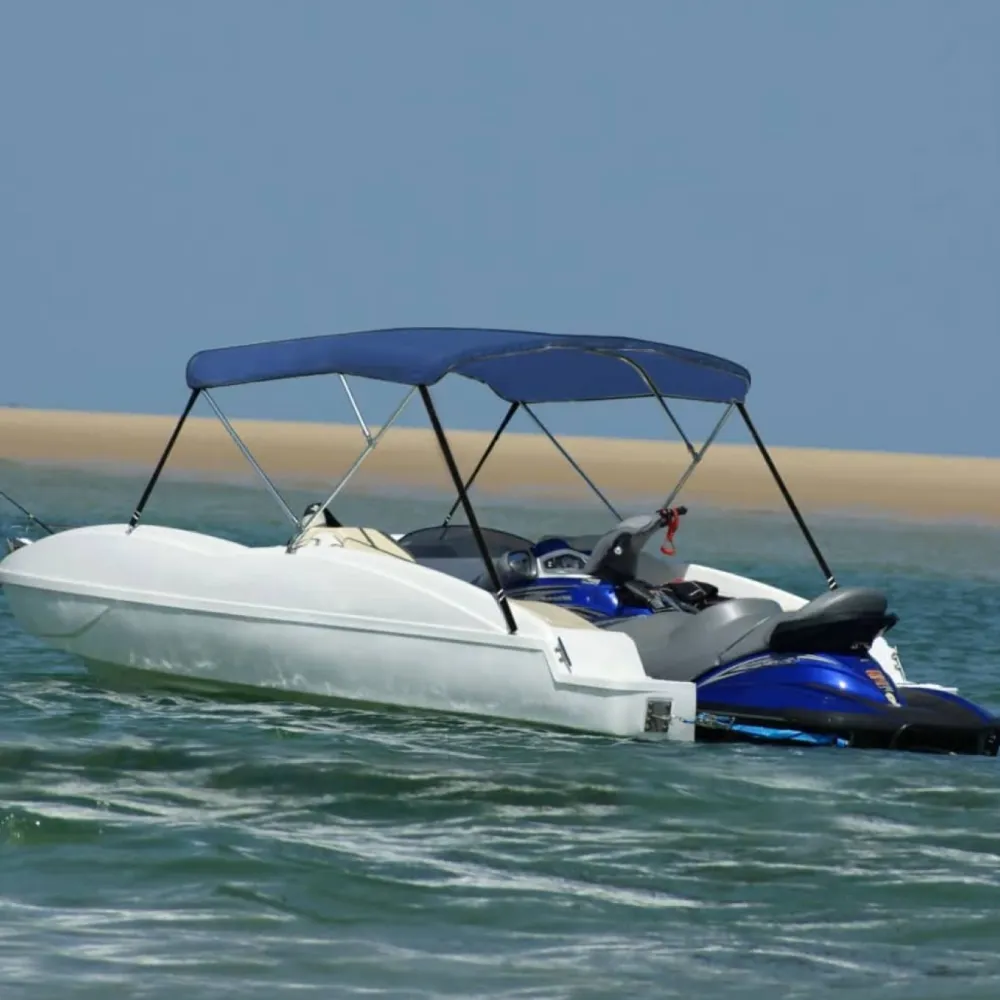 Sale FinePRICE 3-kaarinen bimini-kate, sininen, 183x160x137 cm