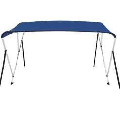 Sale FinePRICE 3-kaarinen bimini-kate, sininen, 183x160x137 cm