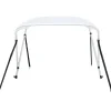 Outlet FinePRICE 2-kaarinen bimini-kate, valkoinen 180x150x110 cm