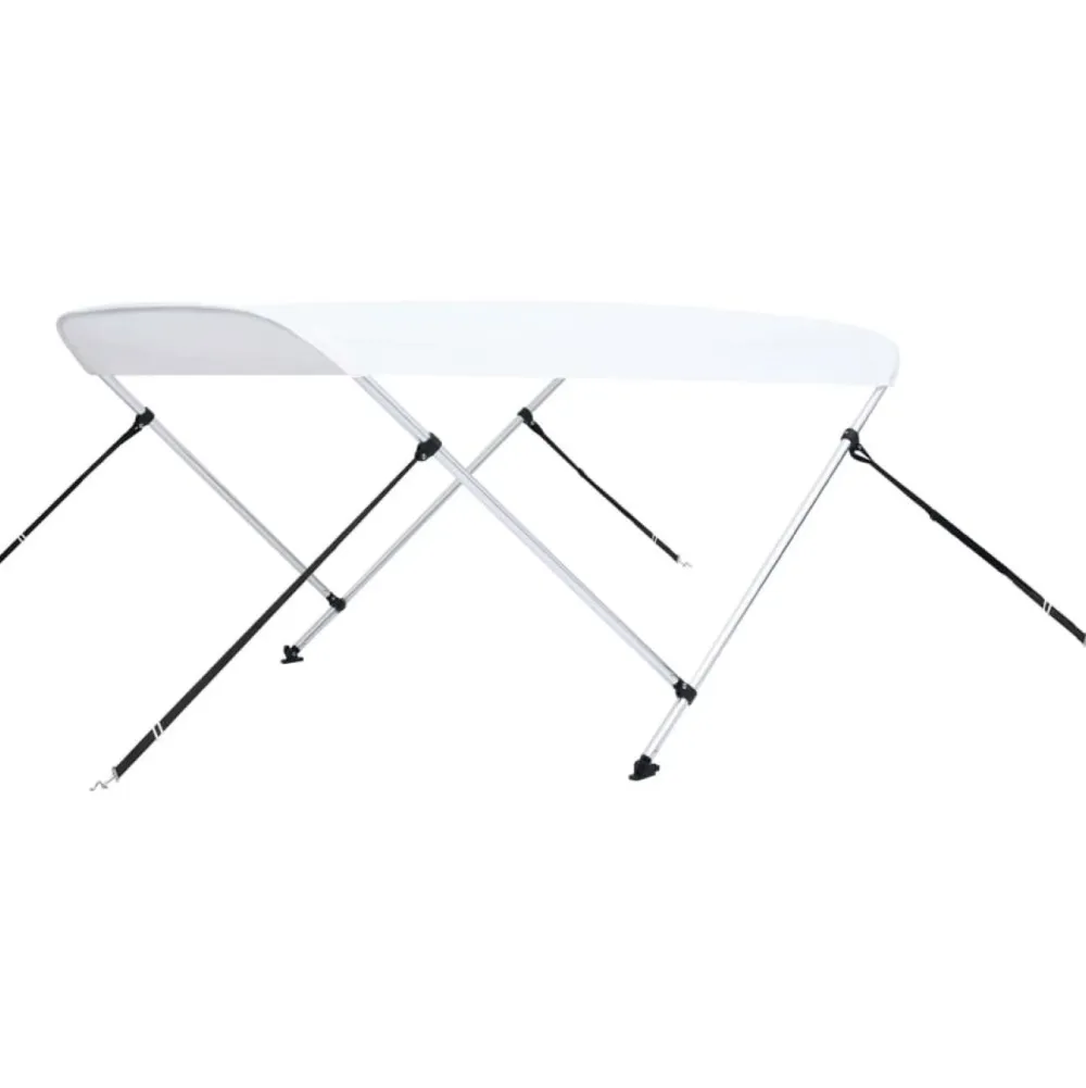 Outlet FinePRICE 2-kaarinen bimini-kate, valkoinen 180x150x110 cm