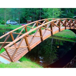 Tammiston puu Kaarisiltaelementti T12R 1000 mm ruskea