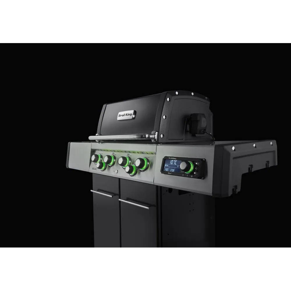 Broil King Kaasugrilli iQue Regal Q 490 IR, 4 poltinta, sivukeitin infrapunalla, varraspaahdin
