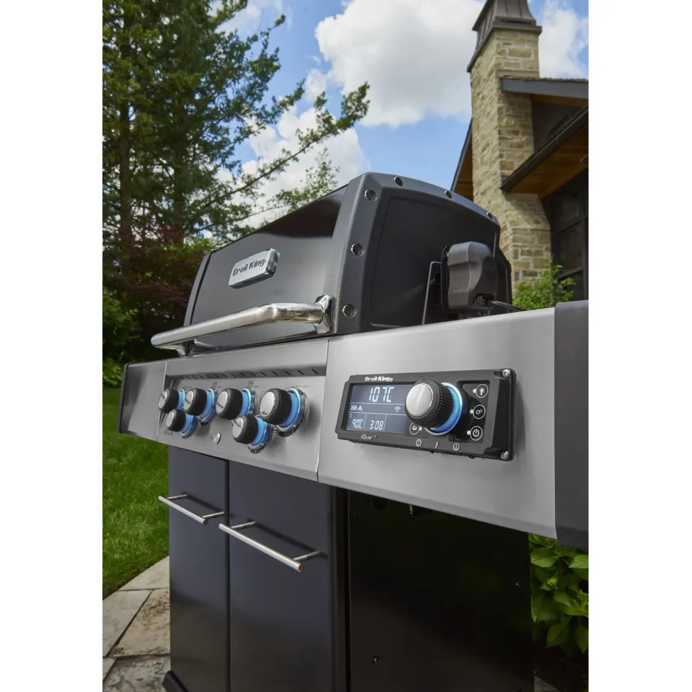 Broil King Kaasugrilli iQue Regal Q 490 IR, 4 poltinta, sivukeitin infrapunalla, varraspaahdin