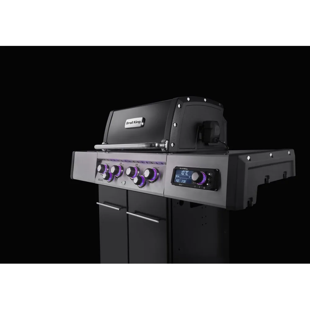 Broil King Kaasugrilli iQue Regal Q 490 IR, 4 poltinta, sivukeitin infrapunalla, varraspaahdin