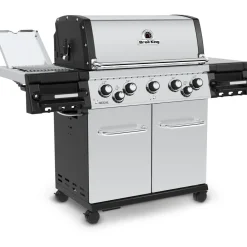 Discount Broil King Kaasugrilli Regal S 590 IR 5 poltinta + sivukeitin infrapunalla + varraspaahdin