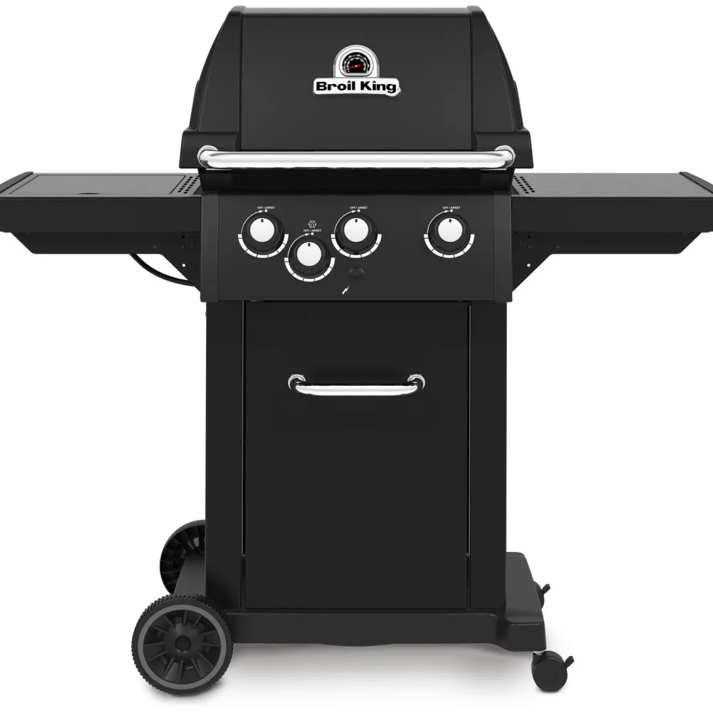 Best Broil King Kaasugrilli Royal 340 Shadow, 3 poltinta, sivukeitin