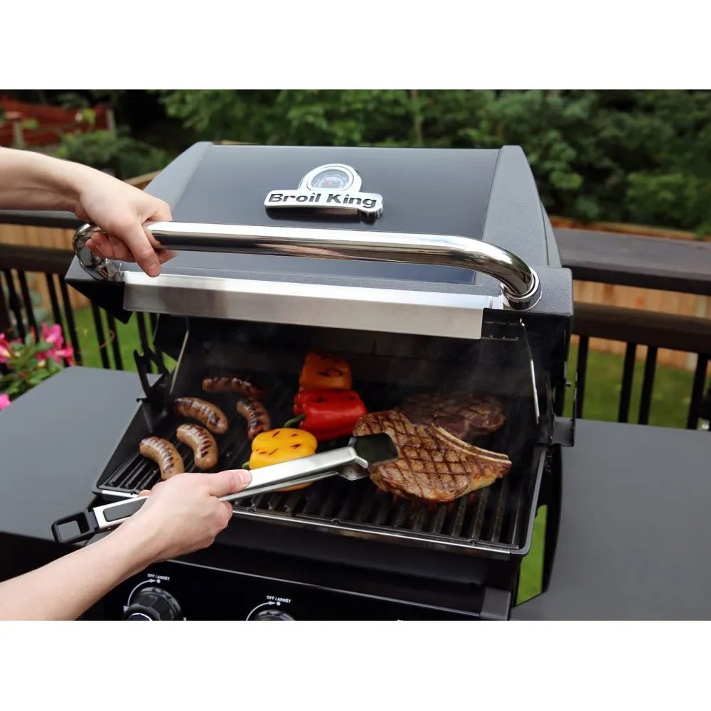 Best Broil King Kaasugrilli Royal 340 Shadow, 3 poltinta, sivukeitin