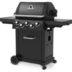 Hot Broil King Kaasugrilli Signet 390 Shadow, 3 poltinta, sivukeitin, varraspaahdin