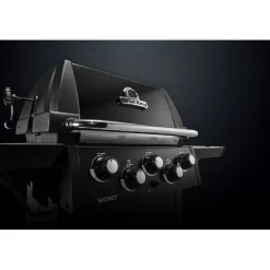 Hot Broil King Kaasugrilli Signet 390 Shadow, 3 poltinta, sivukeitin, varraspaahdin