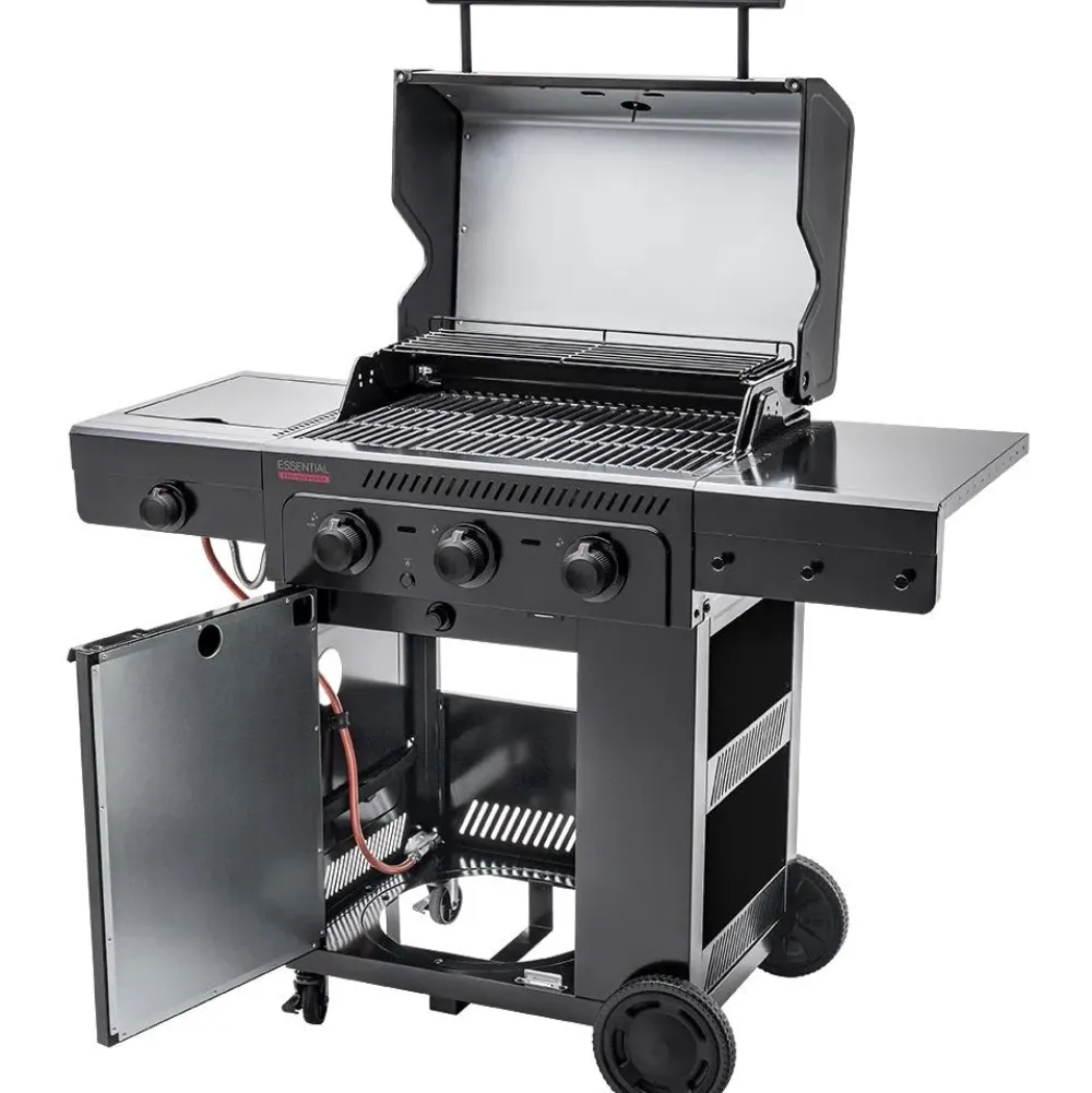 Outlet Char-Broil Kaasugrilli Essential 3 G, 3 poltinta, sivukeitin