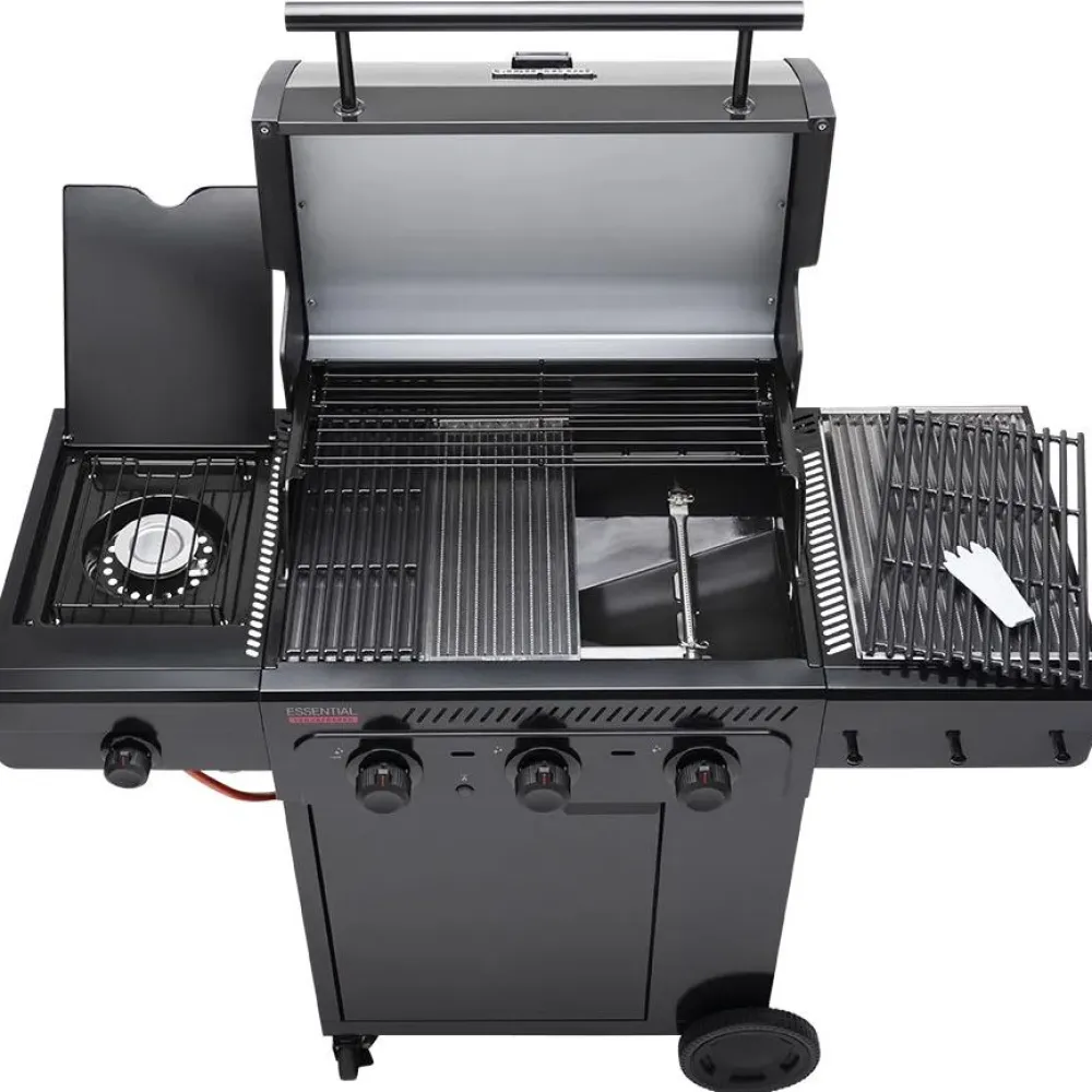 Outlet Char-Broil Kaasugrilli Essential 3 G, 3 poltinta, sivukeitin