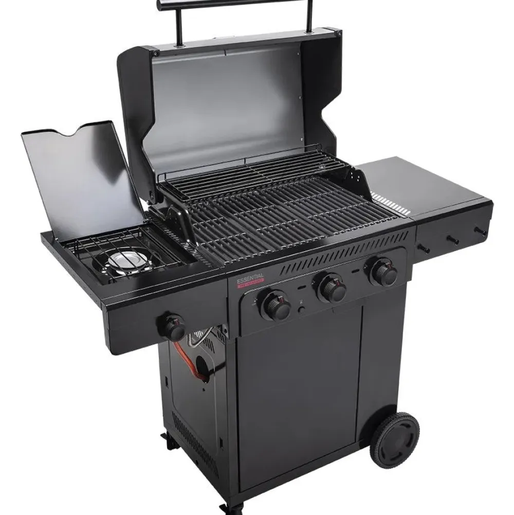 Outlet Char-Broil Kaasugrilli Essential 3 G, 3 poltinta, sivukeitin