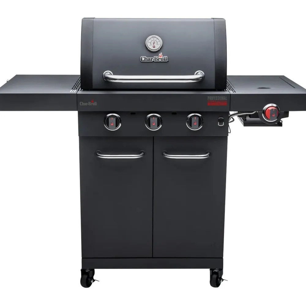 Outlet Char-Broil Kaasugrilli Professional Power Edition 3, 3 poltinta, pihvinpaistopoltin