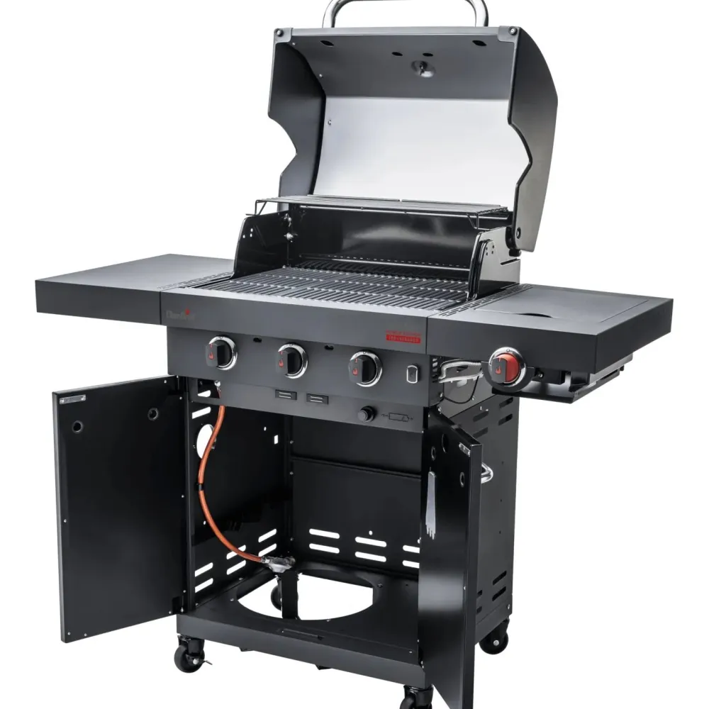 Outlet Char-Broil Kaasugrilli Professional Power Edition 3, 3 poltinta, pihvinpaistopoltin