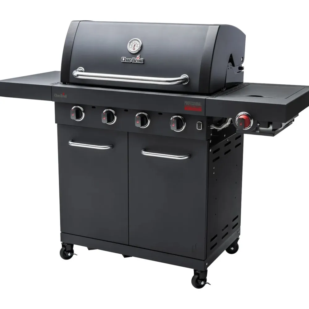 Best Char-Broil Kaasugrilli Professional Power Edition 4, 4 poltinta, pihvinpaistopoltin