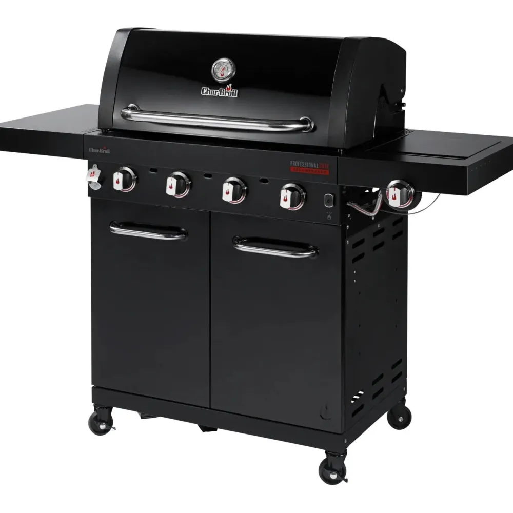 Discount Char-Broil Kaasugrilli Professional CORE B 4, 4 poltinta, sivukeitin