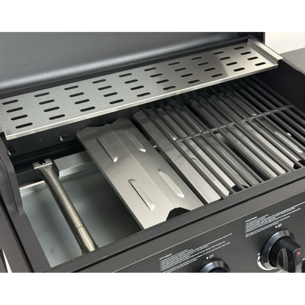 Discount Dose Kaasugrilli Barbeque 10140, 4 poltinta, musta